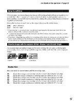 Предварительный просмотр 57 страницы Sony DSLR-A700 User'S Manual / Troubleshooting