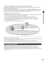 Предварительный просмотр 75 страницы Sony DSLR-A700 User'S Manual / Troubleshooting