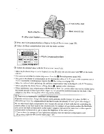 Предварительный просмотр 76 страницы Sony DSLR-A700 User'S Manual / Troubleshooting