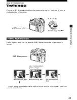 Предварительный просмотр 83 страницы Sony DSLR-A700 User'S Manual / Troubleshooting