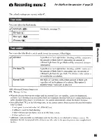 Предварительный просмотр 99 страницы Sony DSLR-A700 User'S Manual / Troubleshooting