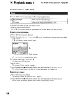 Предварительный просмотр 114 страницы Sony DSLR-A700 User'S Manual / Troubleshooting