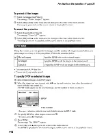 Предварительный просмотр 116 страницы Sony DSLR-A700 User'S Manual / Troubleshooting