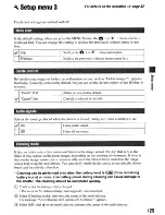 Предварительный просмотр 125 страницы Sony DSLR-A700 User'S Manual / Troubleshooting