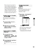 Предварительный просмотр 131 страницы Sony DSLR-A700 User'S Manual / Troubleshooting