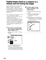 Предварительный просмотр 134 страницы Sony DSLR-A700 User'S Manual / Troubleshooting