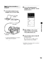 Предварительный просмотр 143 страницы Sony DSLR-A700 User'S Manual / Troubleshooting