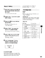 Предварительный просмотр 147 страницы Sony DSLR-A700 User'S Manual / Troubleshooting