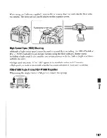 Предварительный просмотр 167 страницы Sony DSLR-A700 User'S Manual / Troubleshooting