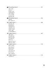 Preview for 11 page of Sony DSLR-A700K - alpha; Digital Single Lens Reflex Camera User'S And Troubleshooting Manual