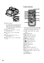 Preview for 16 page of Sony DSLR-A700K - alpha; Digital Single Lens Reflex Camera User'S And Troubleshooting Manual