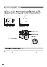 Preview for 30 page of Sony DSLR-A700K - alpha; Digital Single Lens Reflex Camera User'S And Troubleshooting Manual