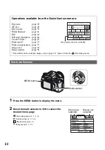 Preview for 32 page of Sony DSLR-A700K - alpha; Digital Single Lens Reflex Camera User'S And Troubleshooting Manual