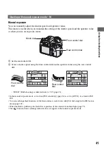 Preview for 41 page of Sony DSLR-A700K - alpha; Digital Single Lens Reflex Camera User'S And Troubleshooting Manual