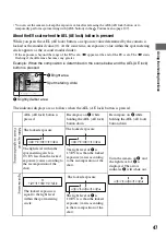 Preview for 47 page of Sony DSLR-A700K - alpha; Digital Single Lens Reflex Camera User'S And Troubleshooting Manual