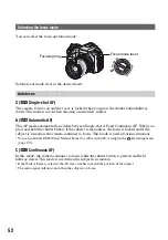 Preview for 52 page of Sony DSLR-A700K - alpha; Digital Single Lens Reflex Camera User'S And Troubleshooting Manual