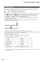 Preview for 56 page of Sony DSLR-A700K - alpha; Digital Single Lens Reflex Camera User'S And Troubleshooting Manual