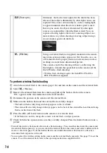 Preview for 74 page of Sony DSLR-A700K - alpha; Digital Single Lens Reflex Camera User'S And Troubleshooting Manual