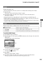 Preview for 115 page of Sony DSLR-A700K - alpha; Digital Single Lens Reflex Camera User'S And Troubleshooting Manual