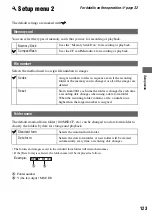 Preview for 123 page of Sony DSLR-A700K - alpha; Digital Single Lens Reflex Camera User'S And Troubleshooting Manual