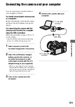 Preview for 129 page of Sony DSLR-A700K - alpha; Digital Single Lens Reflex Camera User'S And Troubleshooting Manual