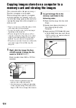 Preview for 134 page of Sony DSLR-A700K - alpha; Digital Single Lens Reflex Camera User'S And Troubleshooting Manual