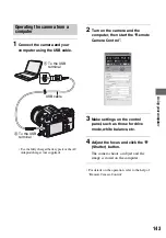 Preview for 143 page of Sony DSLR-A700K - alpha; Digital Single Lens Reflex Camera User'S And Troubleshooting Manual