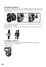 Preview for 166 page of Sony DSLR-A700K - alpha; Digital Single Lens Reflex Camera User'S And Troubleshooting Manual