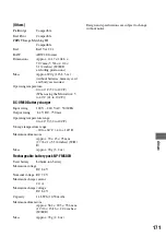 Preview for 171 page of Sony DSLR-A700K - alpha; Digital Single Lens Reflex Camera User'S And Troubleshooting Manual