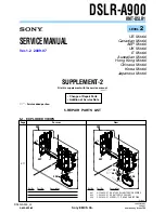 Предварительный просмотр 99 страницы Sony DSLR-A900 Service Manual