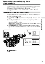 Preview for 67 page of Sony DSP-PD150P Operating Instructions Manual