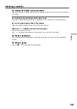 Preview for 101 page of Sony DSP-PD150P Operating Instructions Manual