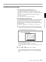 Preview for 29 page of Sony DSR 11 - Professional Editing Video Cassete recorder/player Operating Instructions Manual