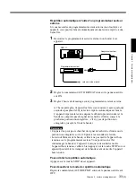 Предварительный просмотр 93 страницы Sony DSR 11 - Professional Editing Video Cassete recorder/player Operating Instructions Manual