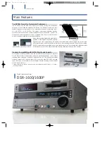 Preview for 3 page of Sony DSR-1600P Brochure & Specs