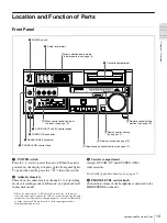 Preview for 13 page of Sony DSR-1800A Operating Instructions Manual