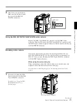 Предварительный просмотр 25 страницы Sony DSR-1P Operating Instructions Manual