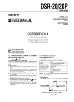 Preview for 122 page of Sony DSR-20 Service Manual