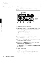 Preview for 56 page of Sony DSR-2000 Operating Instructions Manual