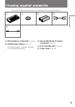 Preview for 5 page of Sony DSR-200A Operating Instructions Manual