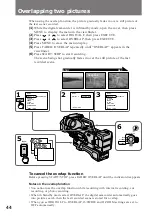 Preview for 44 page of Sony DSR-200A Operating Instructions Manual