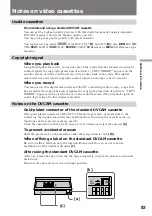 Preview for 83 page of Sony DSR-200A Operating Instructions Manual