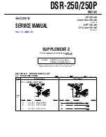 Предварительный просмотр 318 страницы Sony DSR-250 Service Manual