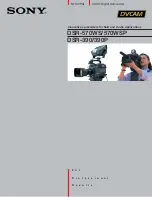 Sony DSR-390 Brochure & Specs preview