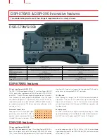 Preview for 4 page of Sony DSR-390 Brochure & Specs