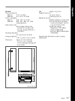 Preview for 61 page of Sony DSR-40 Operating Instructions Manual