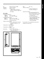 Preview for 127 page of Sony DSR-40 Operating Instructions Manual