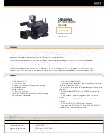 Предварительный просмотр 1 страницы Sony DSR-450WSL Brochure