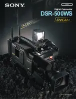 Предварительный просмотр 1 страницы Sony DSR-500WS Brochure & Specs