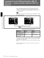 Предварительный просмотр 36 страницы Sony DSR-70 Operating Instructions Manual